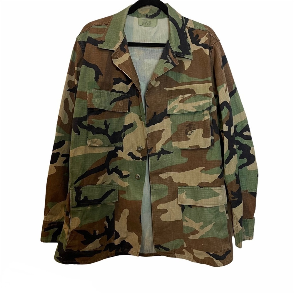 Camo Print Oversized Hot Weather Unisex Camo Field Shirt /Jacket - Picture 2 of 13